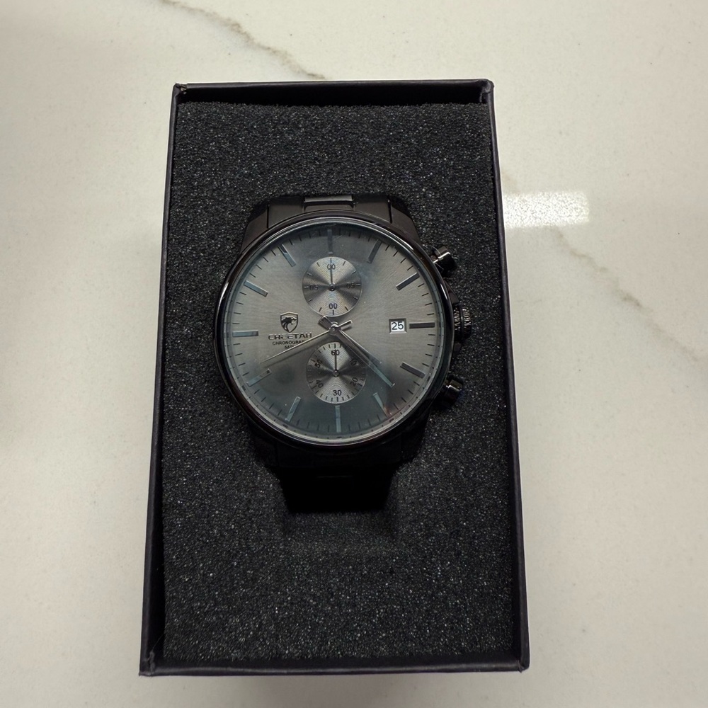 Cheetah Golden Hour Watch with Waterproof stainless steel